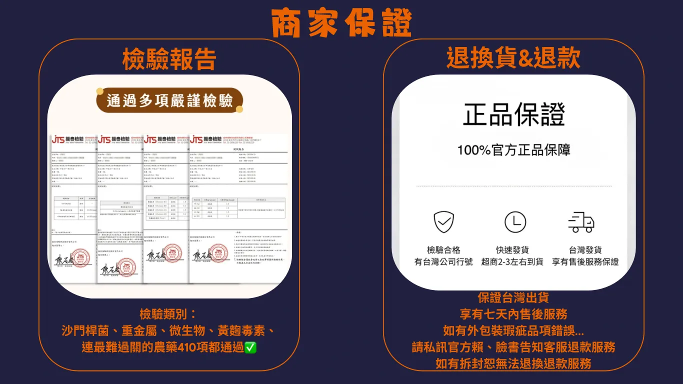 商家保證與正品保證